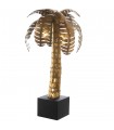 Golden metal palm tree figure 62 cm