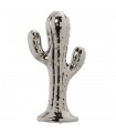 Figure cactus ceramic silver