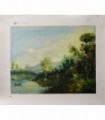 Classical Landscape - Oil on canvas