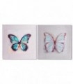 Pair of turquoise butterflies